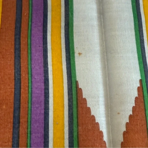 Yves Saint Laurent Multicolor Geometric Scarf - Picture 5 of 5